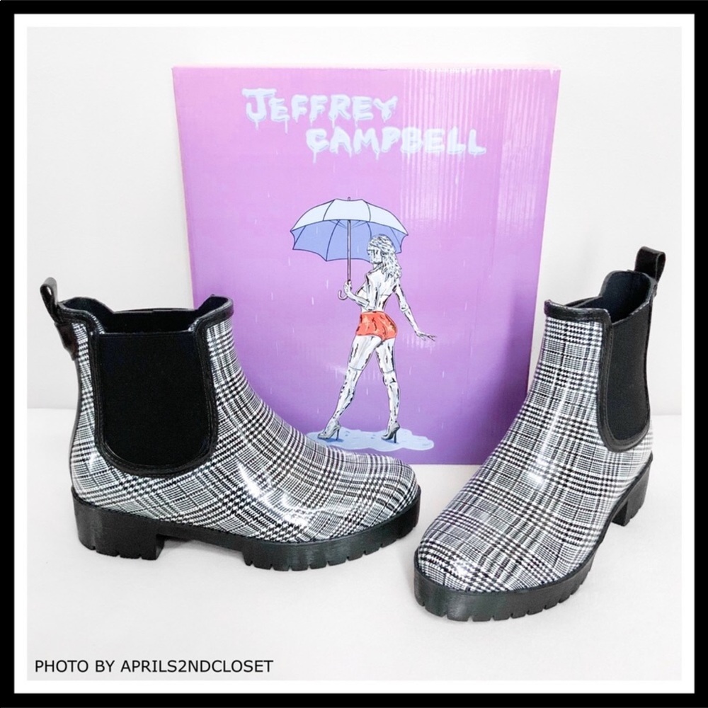 JEFFREY CAMPBELL PLATFORM BOOTS RAIN BOOTIES A3C - Picture 4 of 8